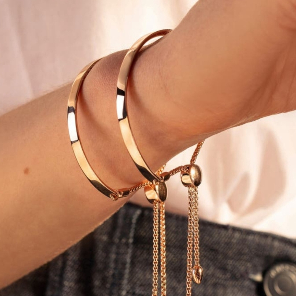 Nwt Monica Vinader Rose Gold Fiji Bracelet — image 3 of 7